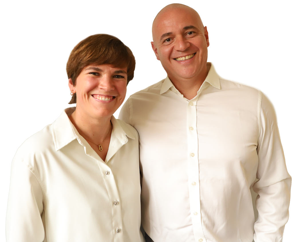 Sofie De Wit en Raphaël Nef, auteurs van Tien Jaar Vroeger Met Pensioen 10jaarvroegermetpensioen